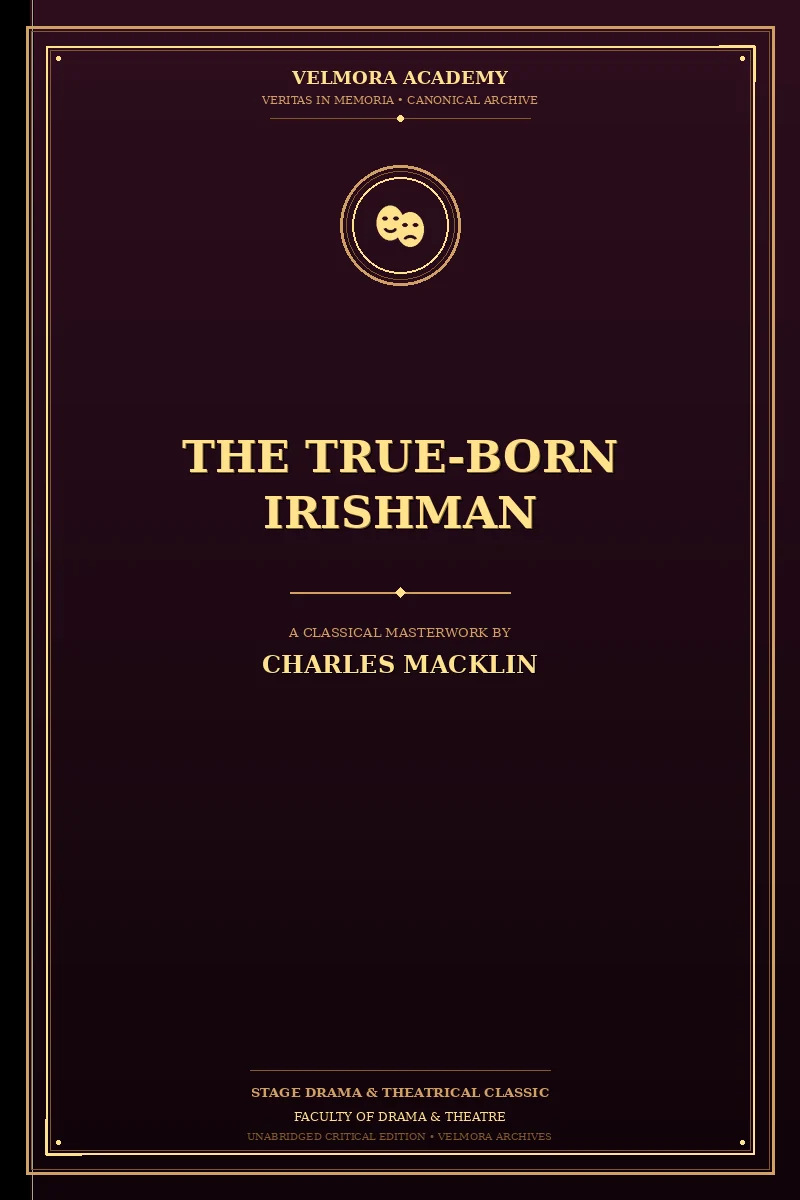 The true-born Irishman
