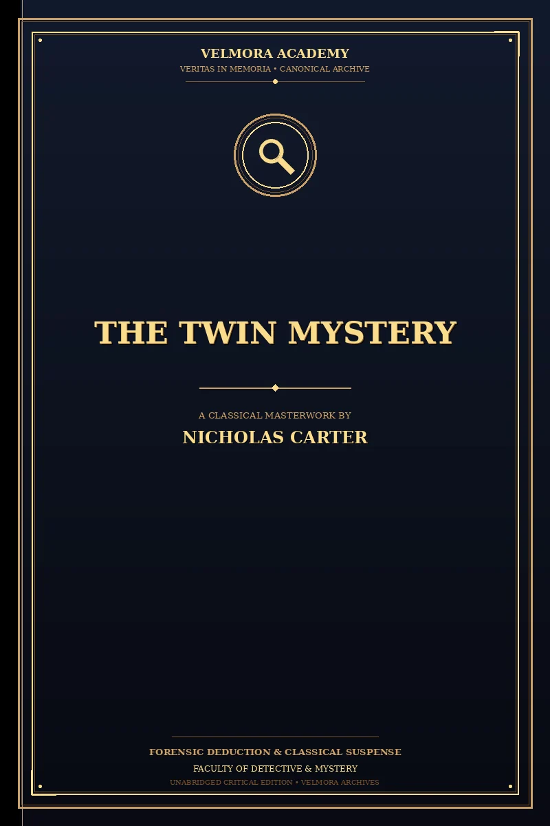 Cover of The Twin Mystery