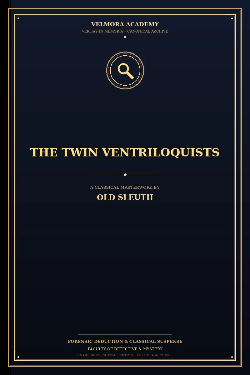 Cover of The Twin Ventriloquists