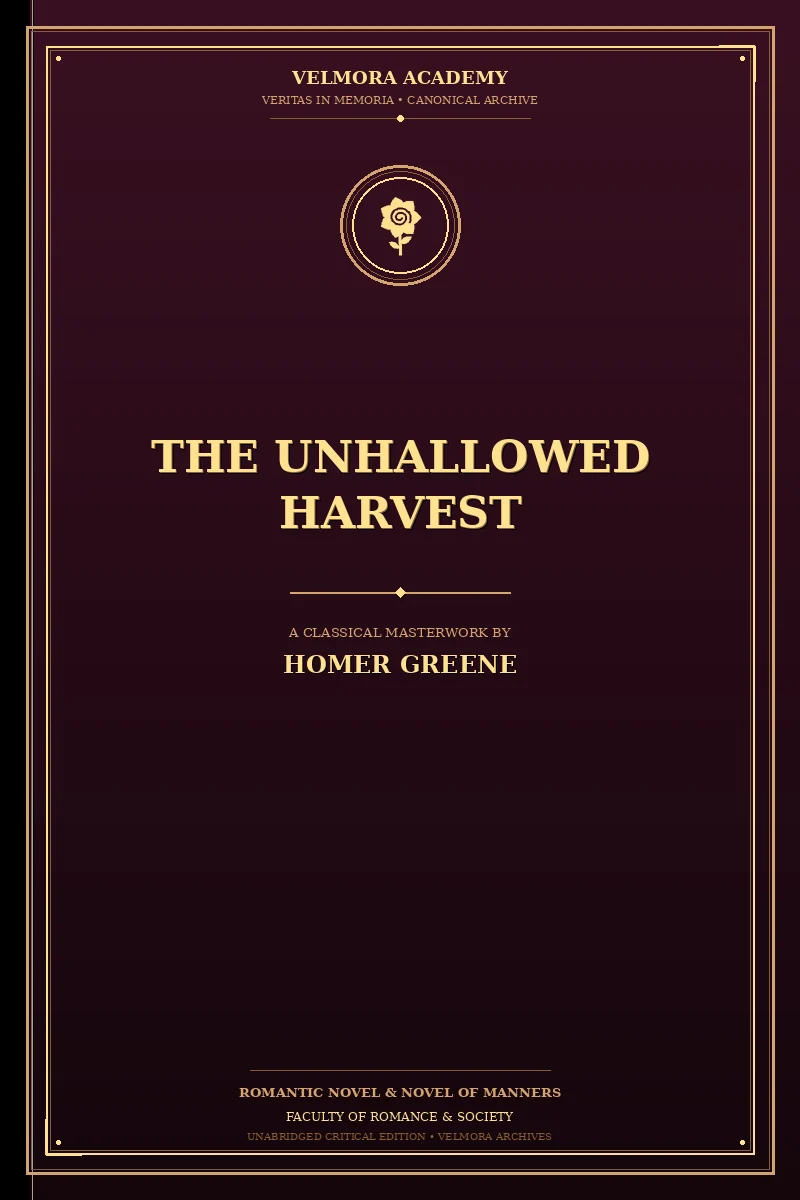 The unhallowed harvest