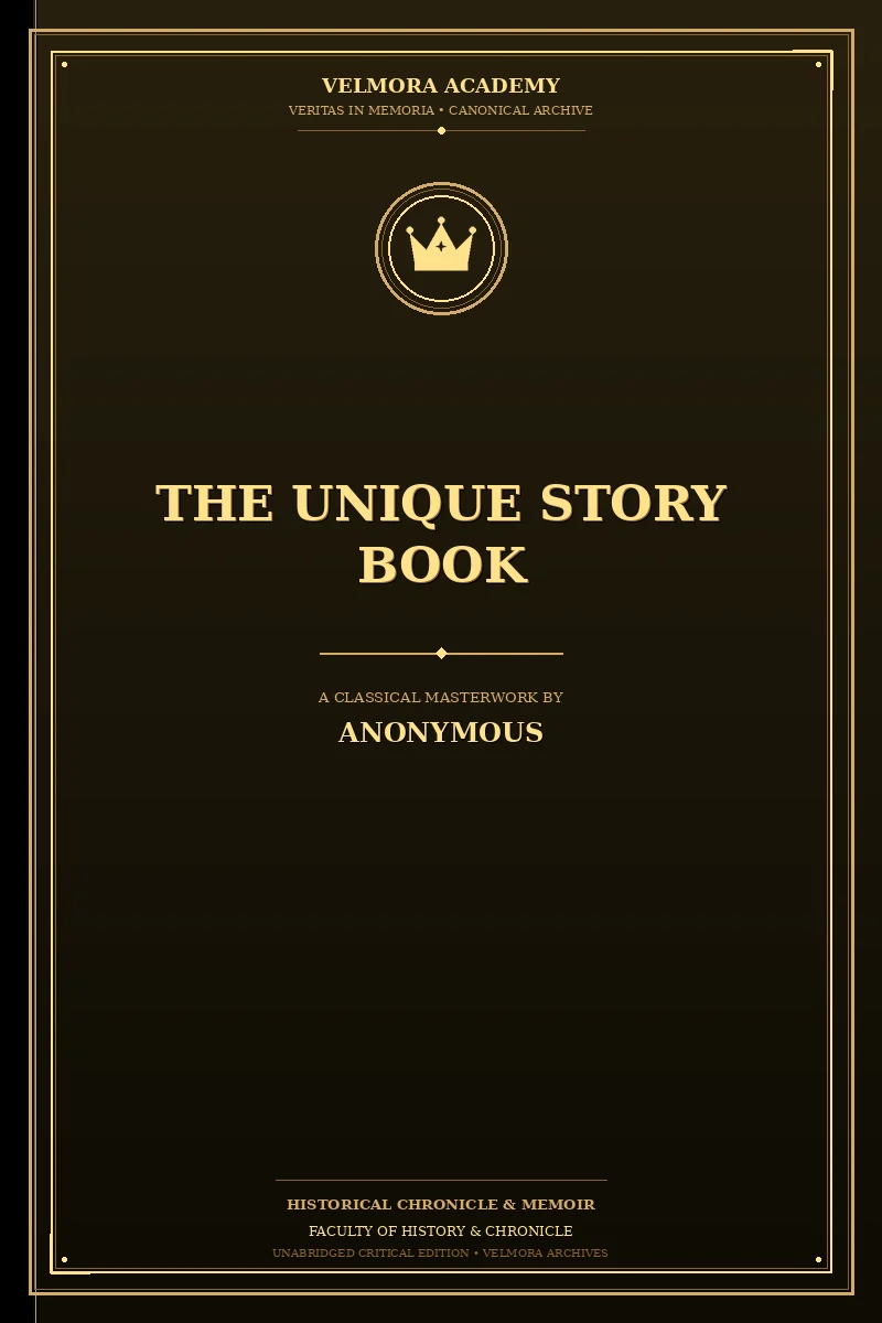 Cover of The unique story book