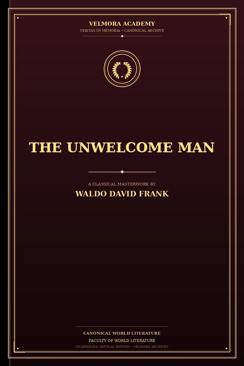Cover of The unwelcome man