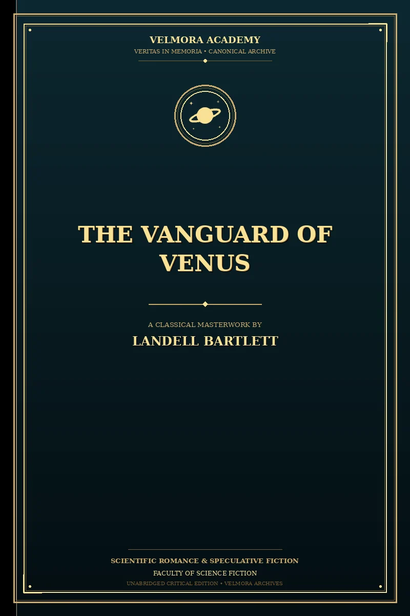 Cover of The vanguard of Venus