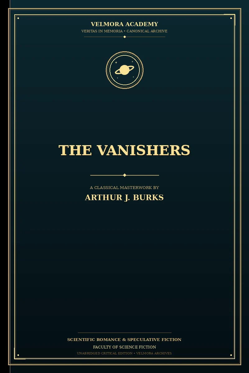 Cover of The vanishers