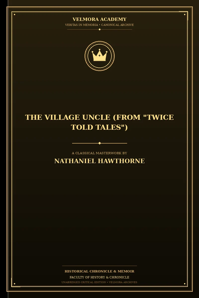 Cover of The Village Uncle (From "Twice Told Tales")