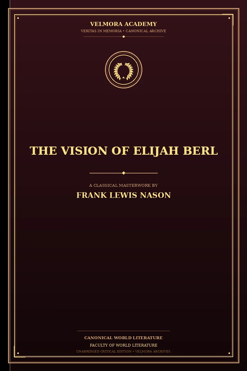 Cover of The Vision of Elijah Berl