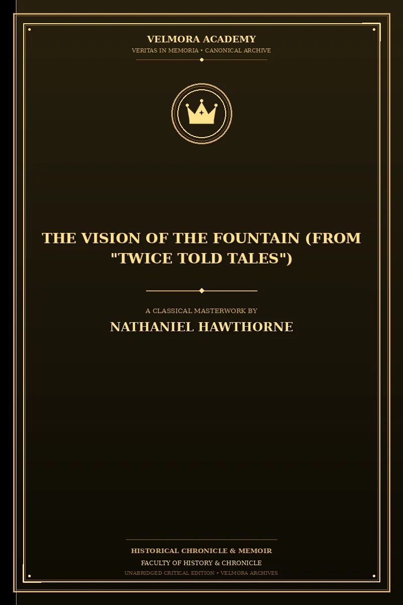 Cover of The Vision of the Fountain (From "Twice Told Tales")