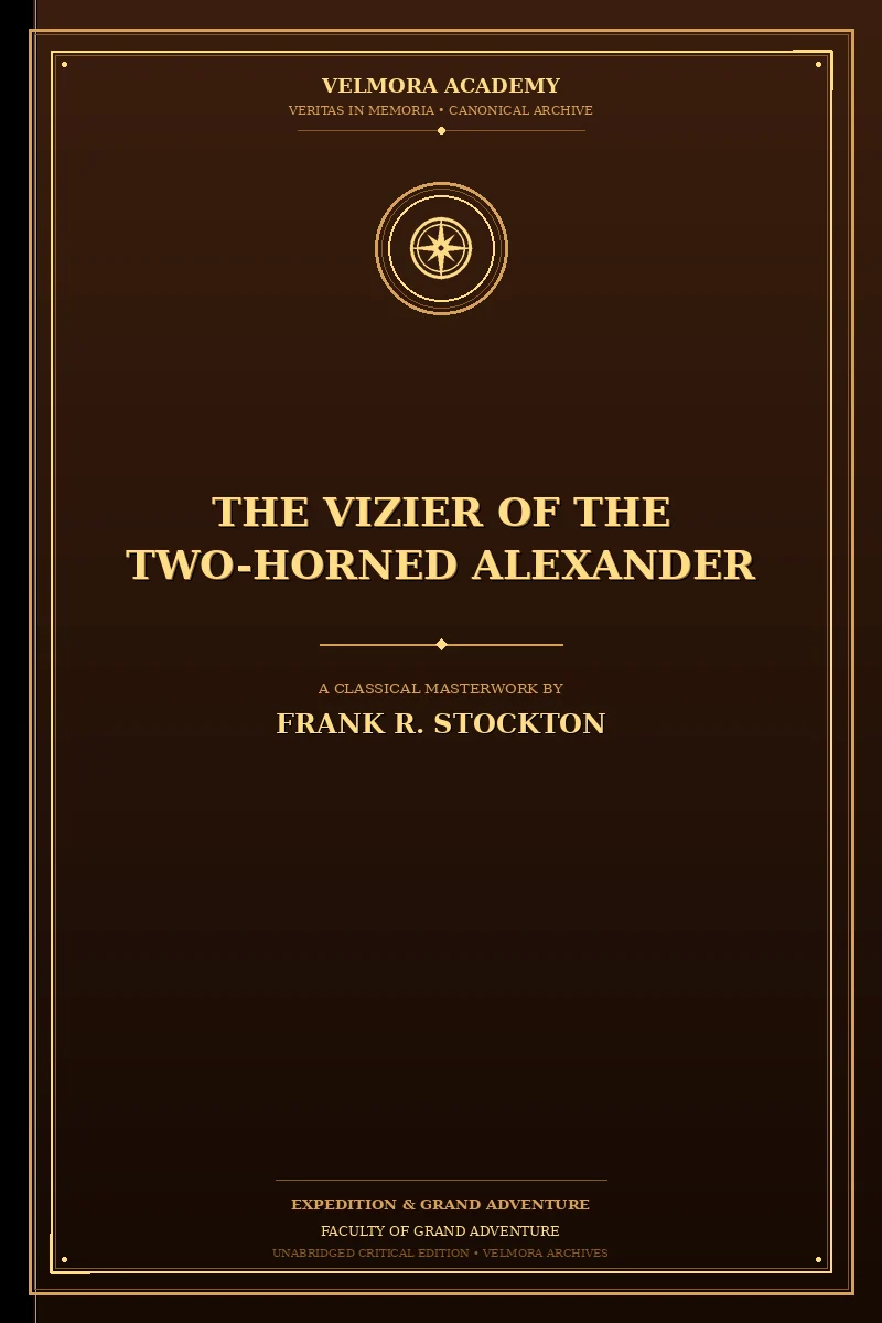 Cover of The Vizier of the Two-Horned Alexander