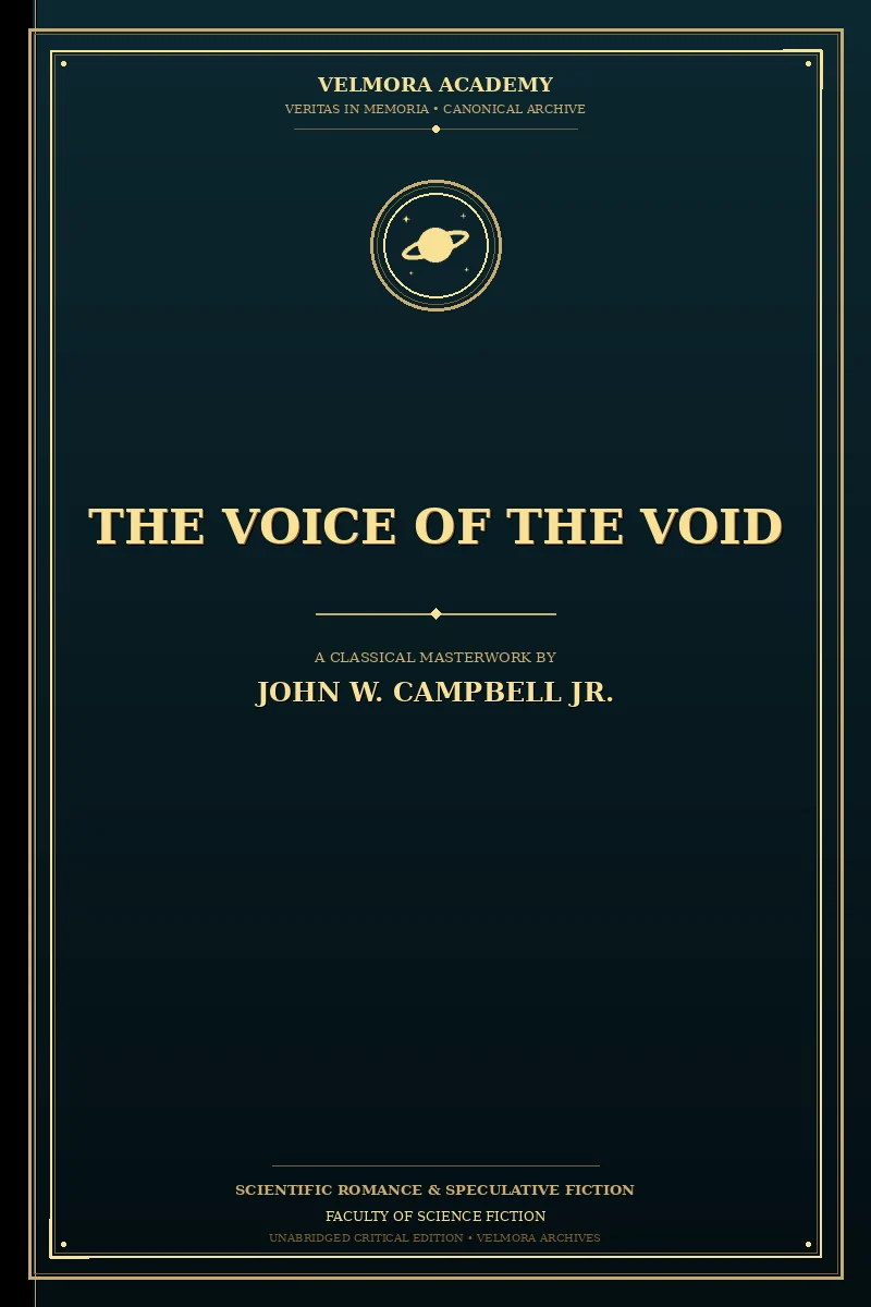 The voice of the void