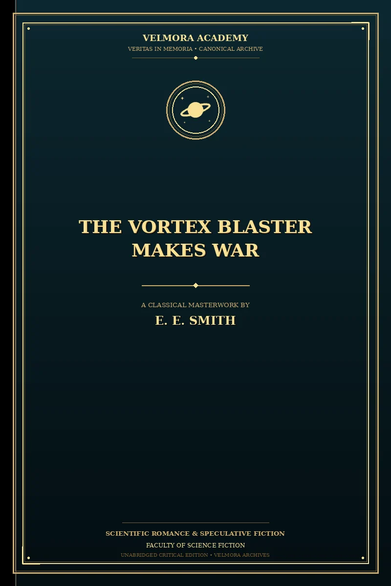 The vortex blaster makes war