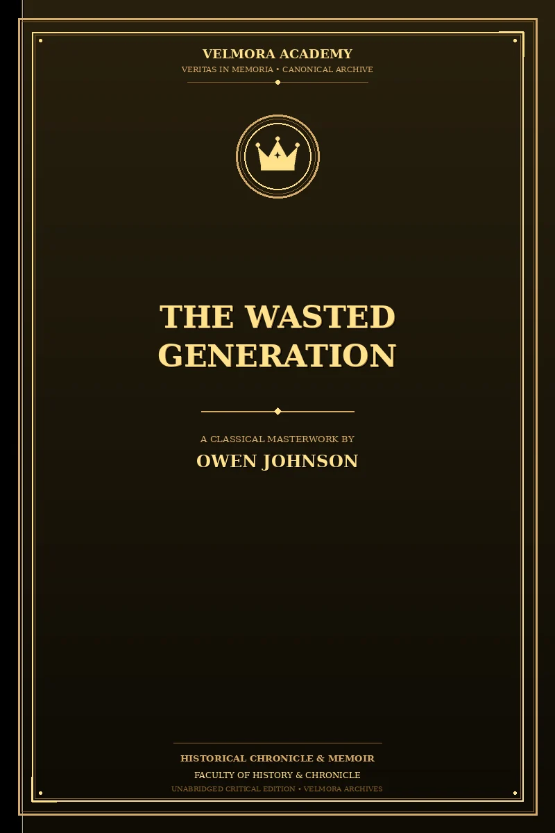 The Wasted Generation