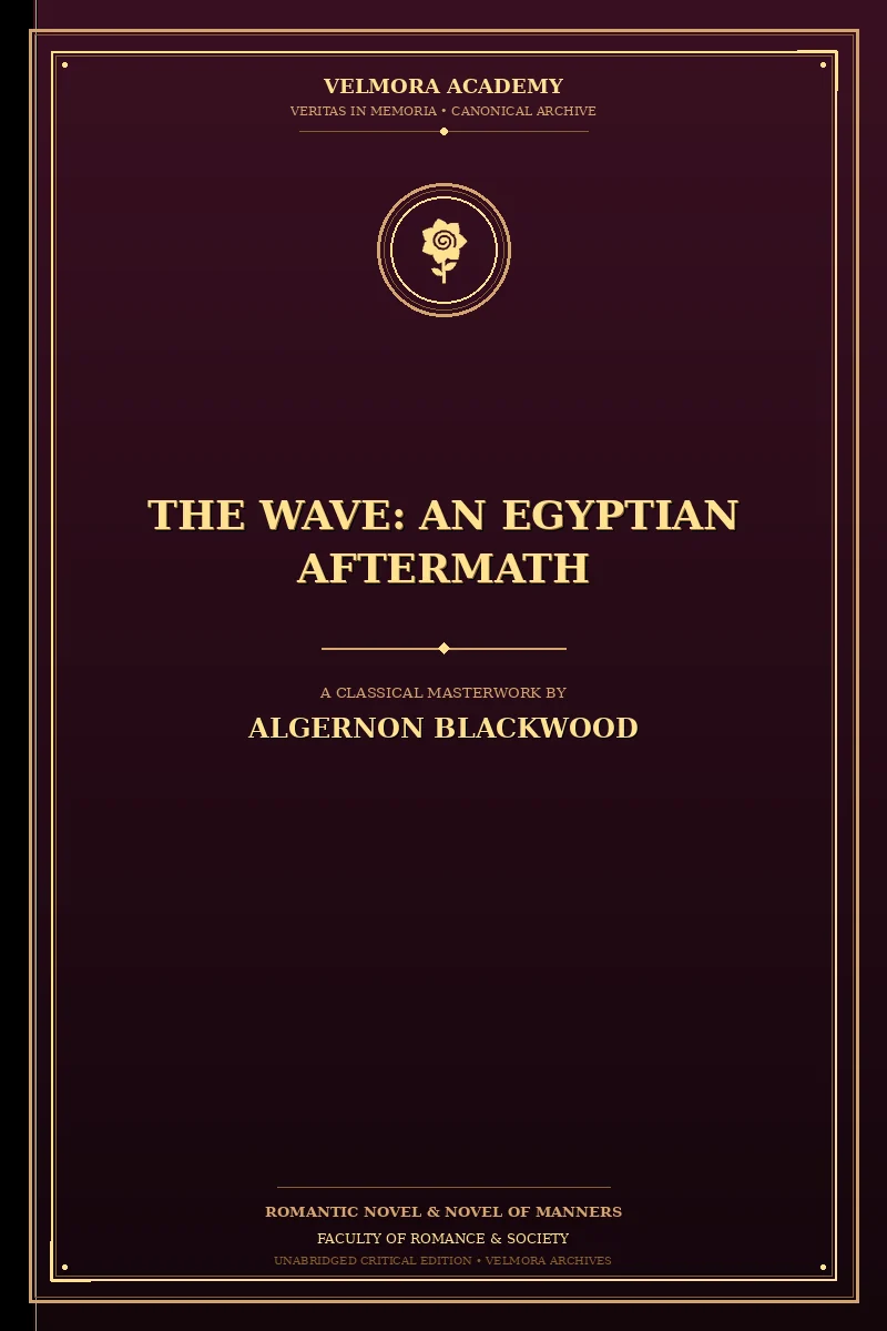 The Wave: An Egyptian Aftermath