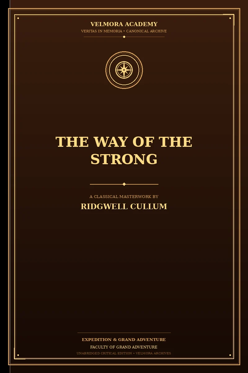 Cover of The Way of the Strong