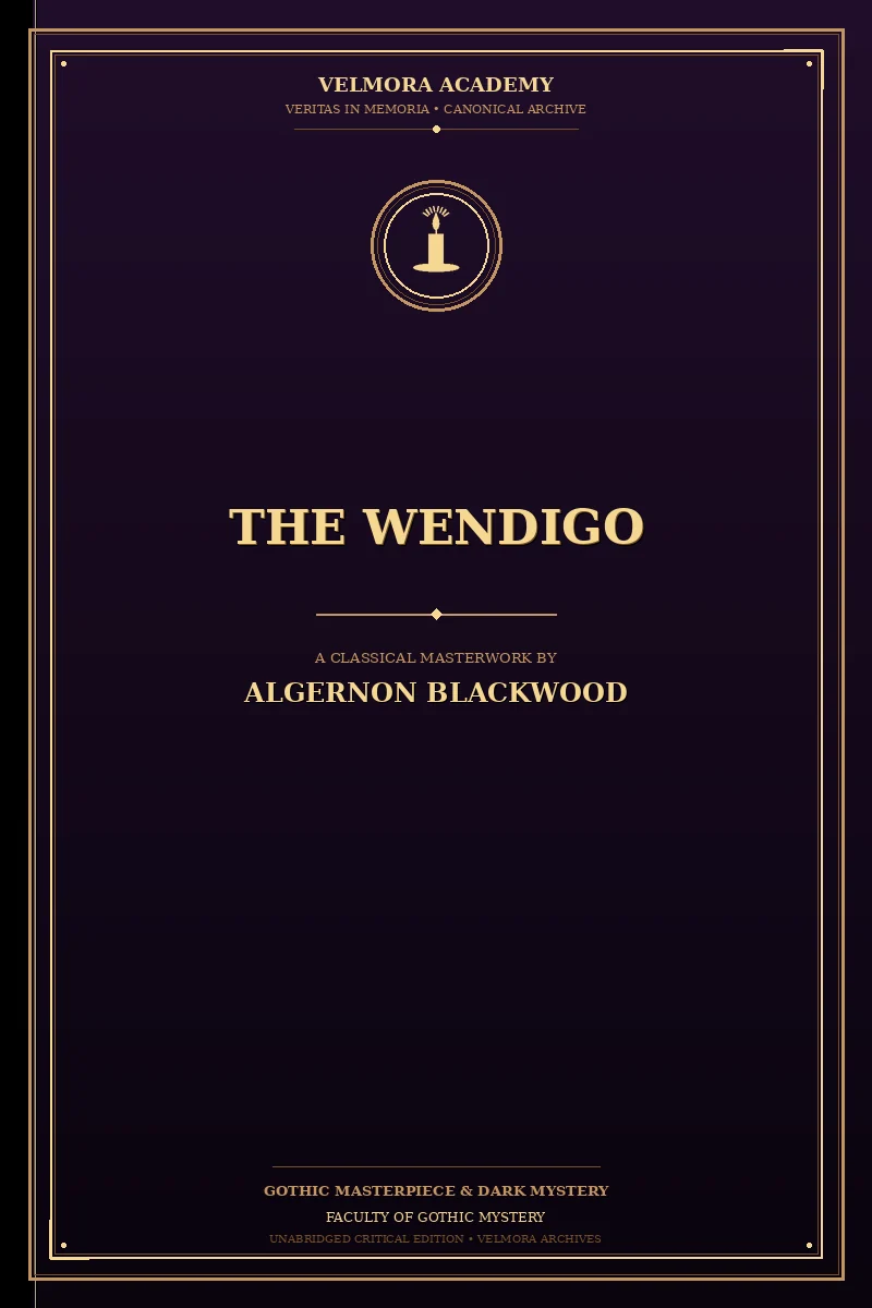 Cover of The Wendigo