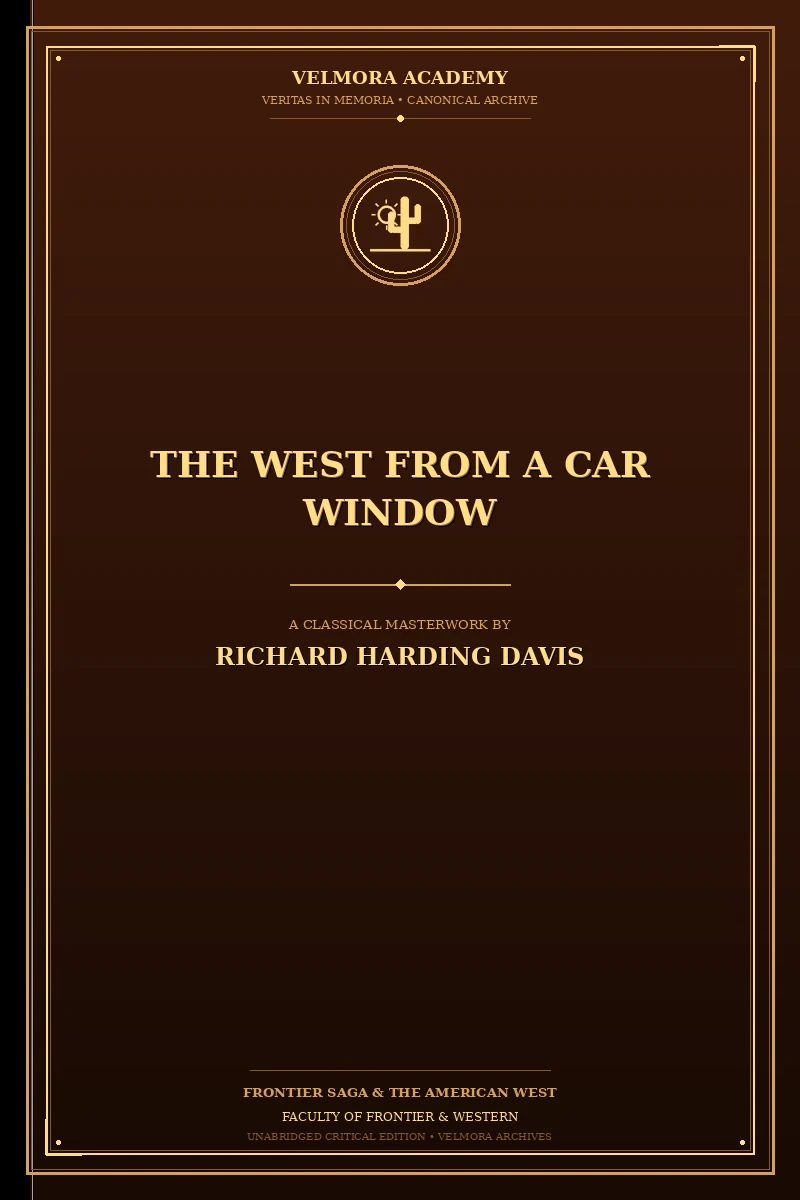 Cover of The West from a car window
