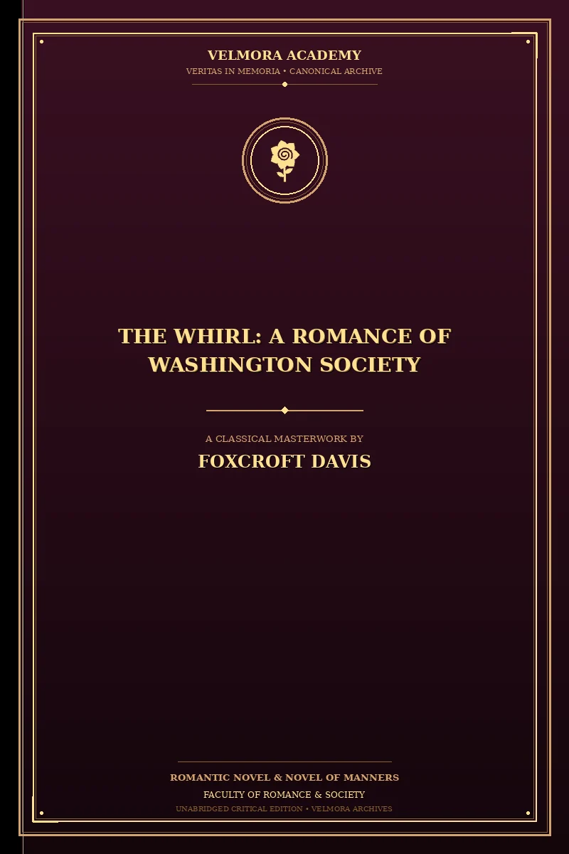 Cover of The Whirl: A Romance of Washington Society