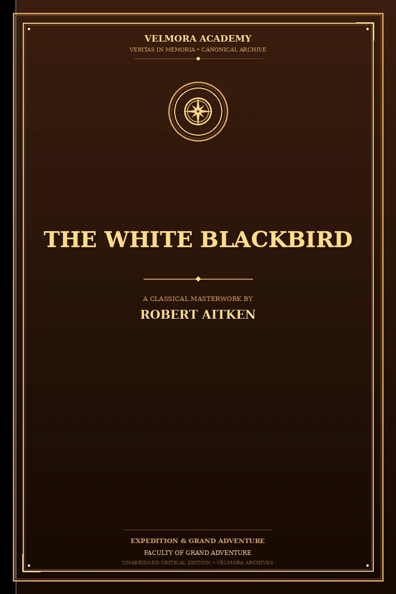 Cover of The White Blackbird
