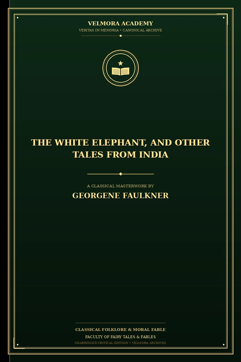Cover of The White Elephant, and Other Tales From India