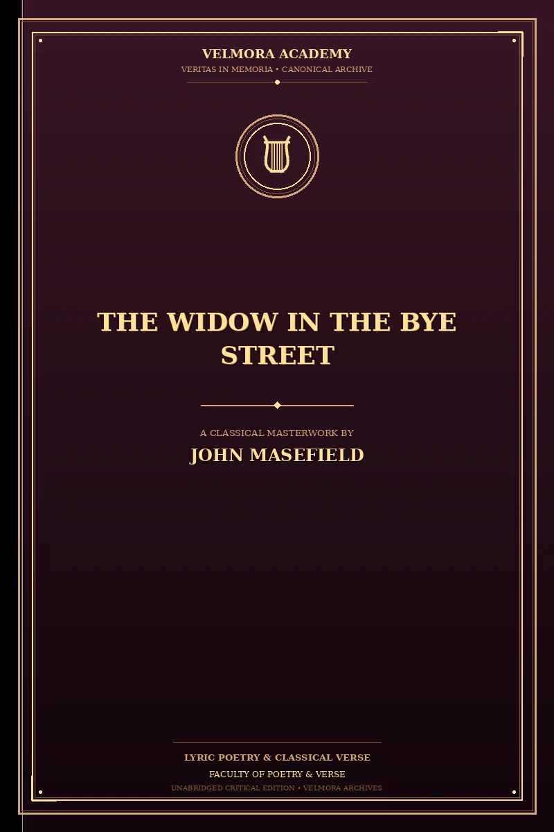 Cover of The Widow in the Bye Street