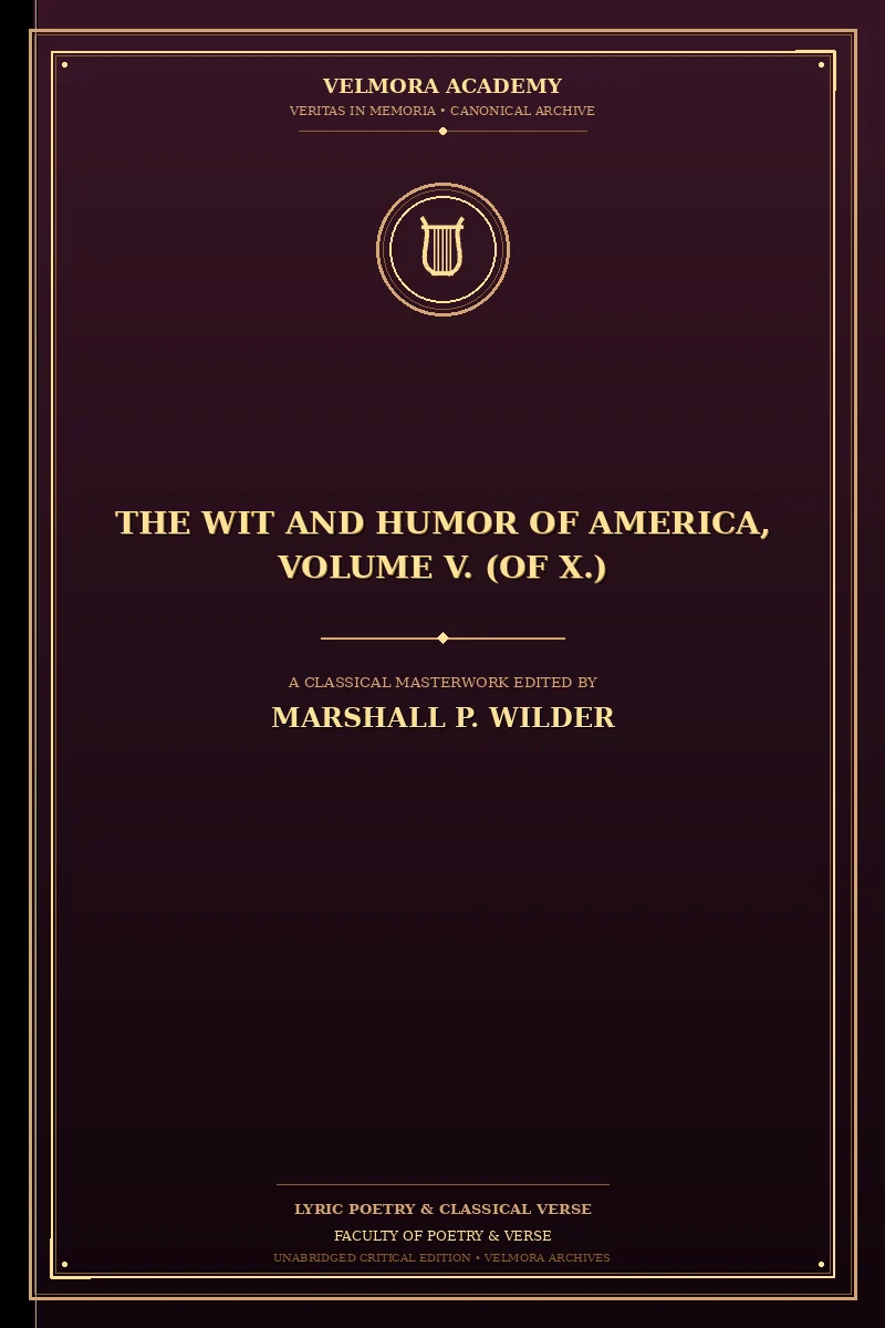 The Wit and Humor of America, Volume V. (of X.)