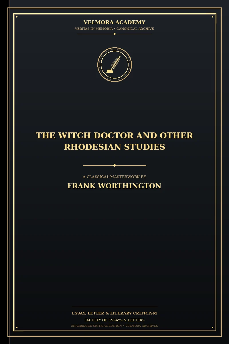 The Witch Doctor and Other Rhodesian Studies