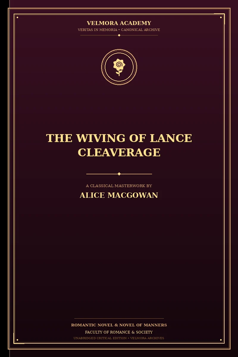 The Wiving of Lance Cleaverage