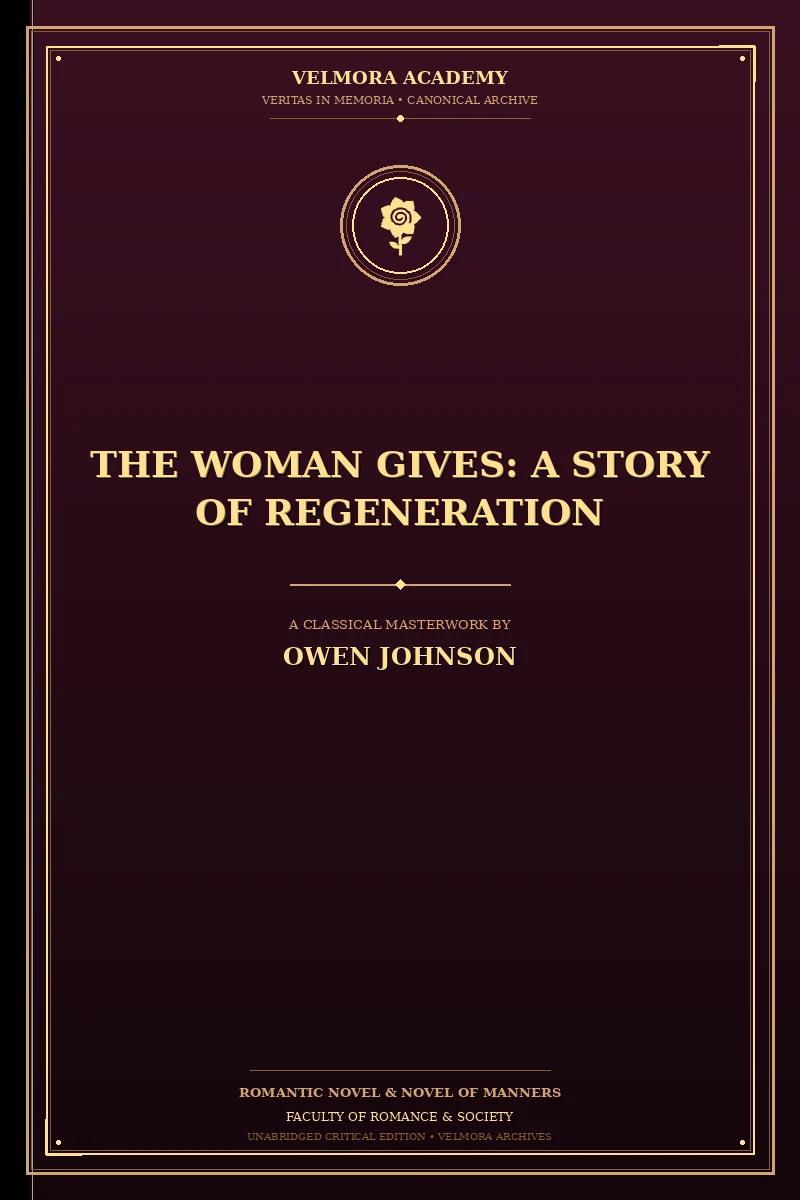 The Woman Gives: A Story of Regeneration