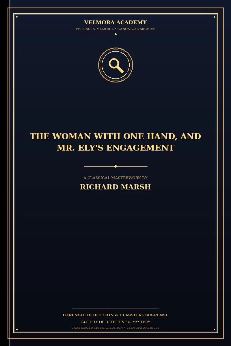 The Woman with One Hand, and Mr. Ely's Engagement