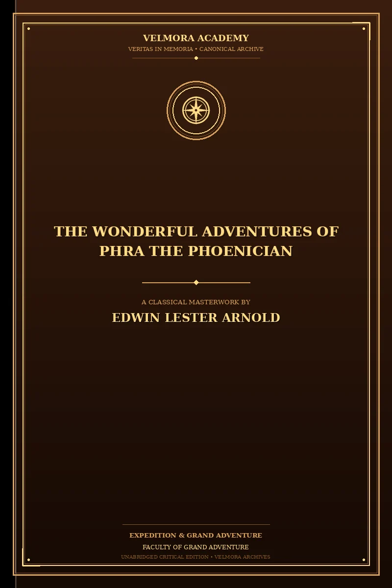 Cover of The Wonderful Adventures of Phra the Phoenician