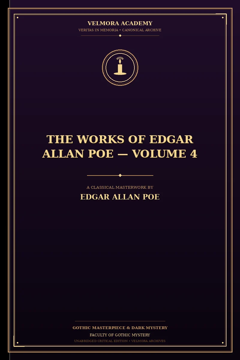 Cover of The Works of Edgar Allan Poe — Volume 4