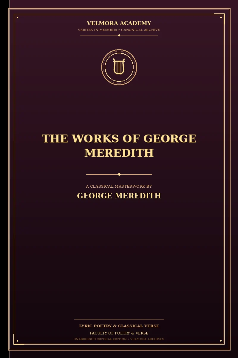 Cover of The Works of George Meredith
