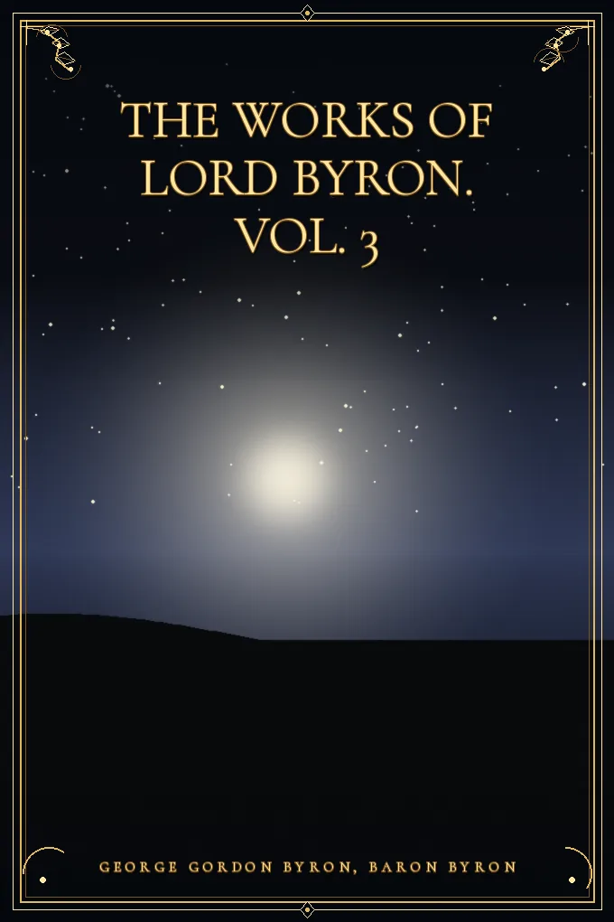 Cover of The Works of Lord Byron. Vol. 3