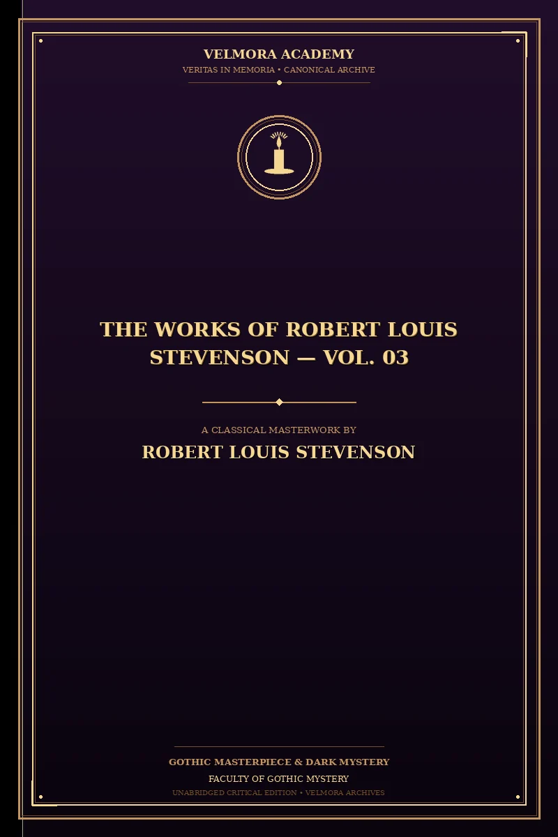 Cover of The Works of Robert Louis Stevenson — Vol. 03