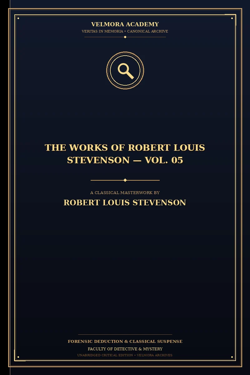 Cover of The Works of Robert Louis Stevenson — Vol. 05