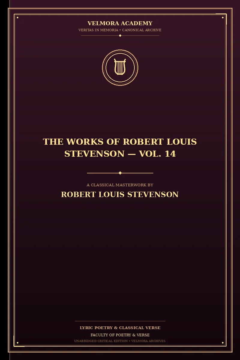 Cover of The Works of Robert Louis Stevenson — Vol. 14