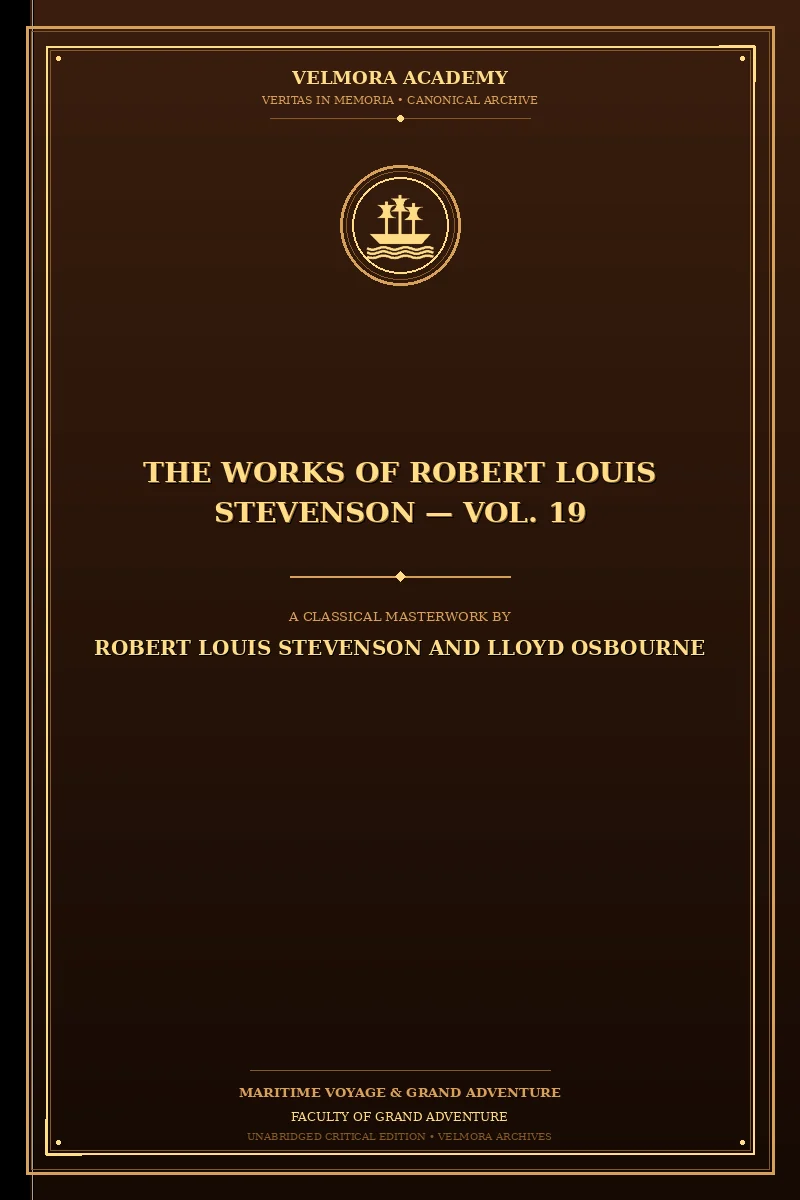 Cover of The Works of Robert Louis Stevenson — Vol. 19