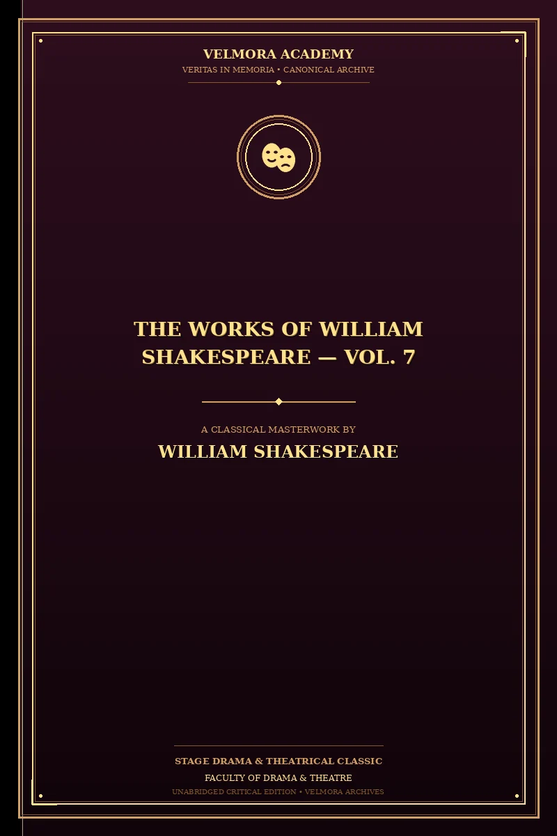 The Works of William Shakespeare — Vol. 7