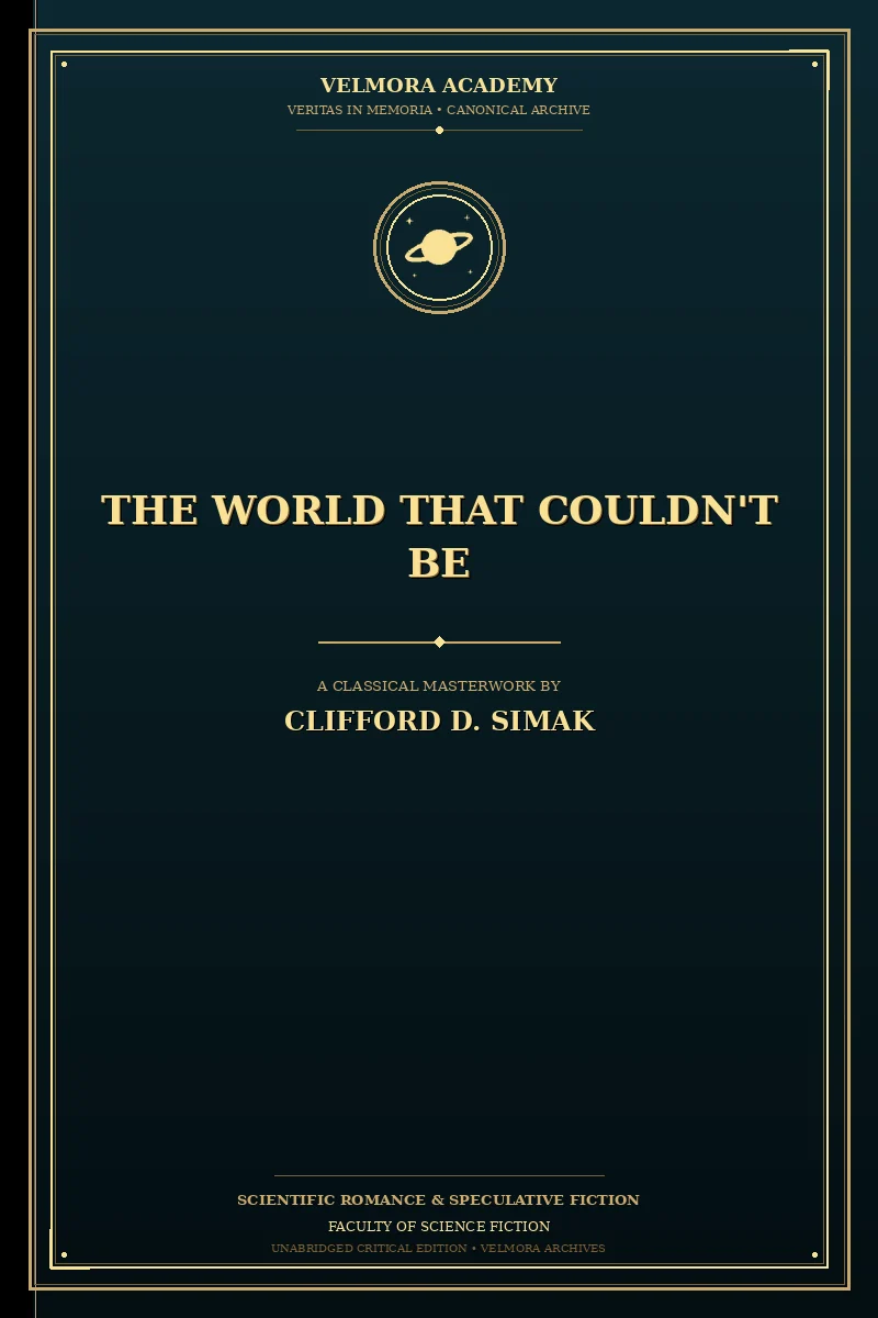 Cover of The World That Couldn't Be