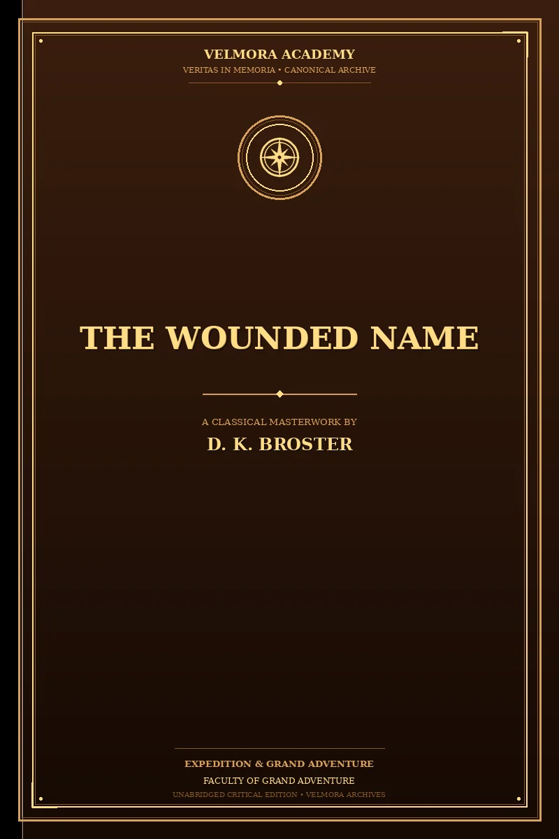 Cover of The Wounded Name
