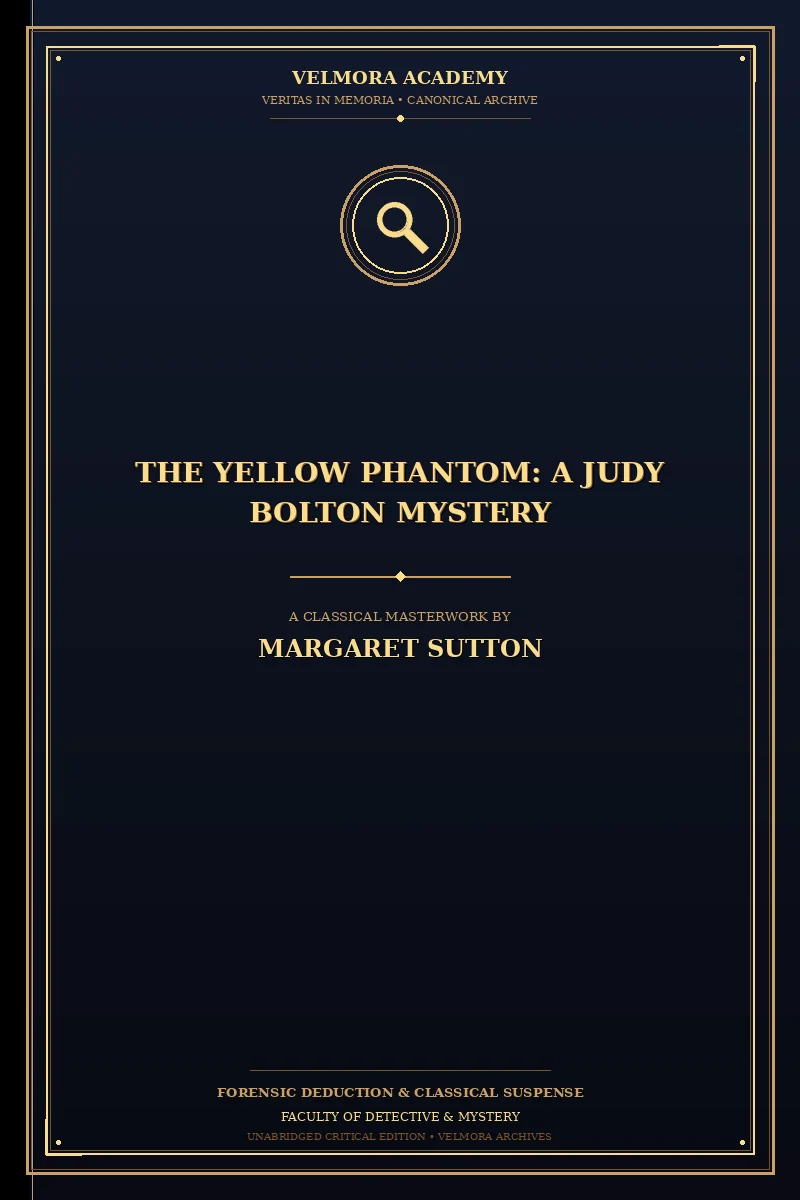 The Yellow Phantom: A Judy Bolton Mystery