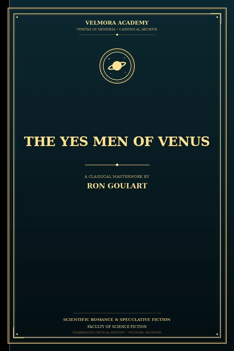 Cover of The yes men of Venus