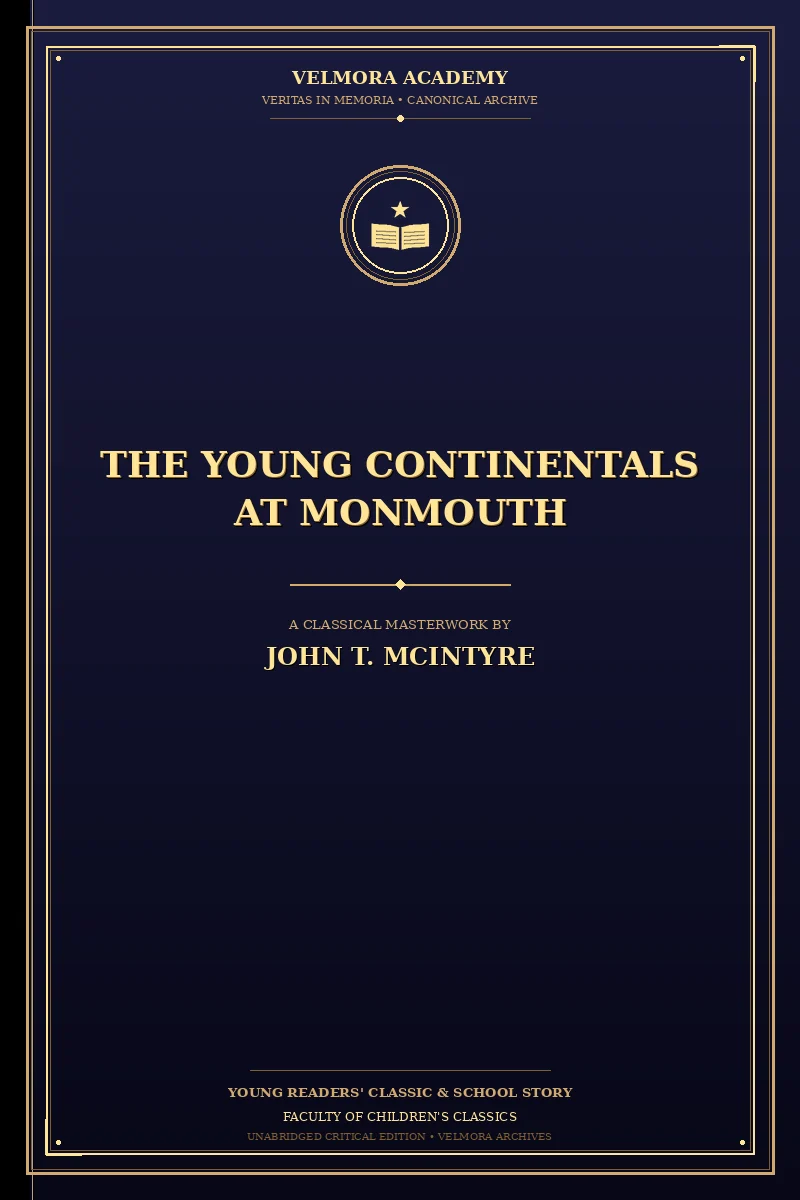 Cover of The Young Continentals at Monmouth
