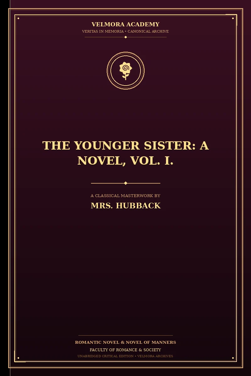 The Younger Sister: A Novel, Vol. I.