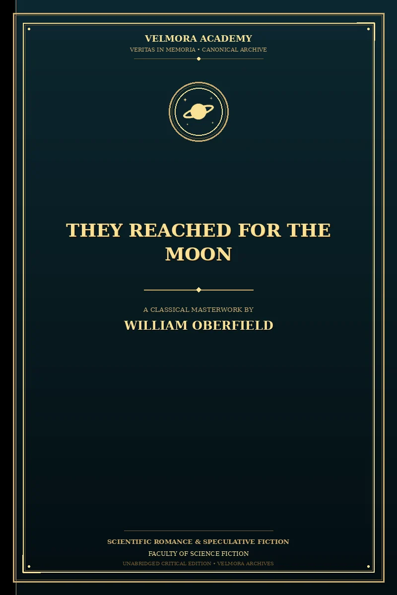 Cover of They Reached for the Moon
