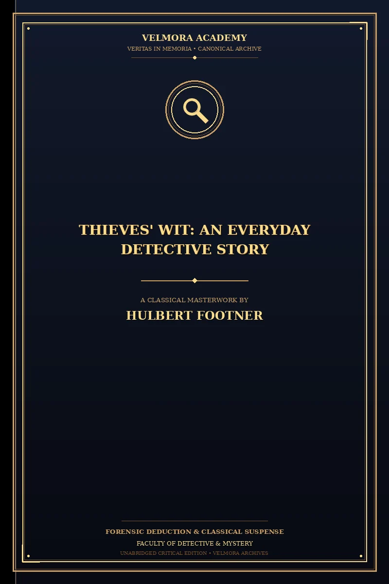 Thieves' Wit: An Everyday Detective Story