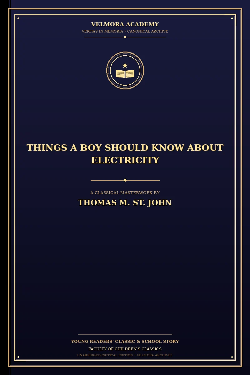 Cover of Things a Boy Should Know About Electricity