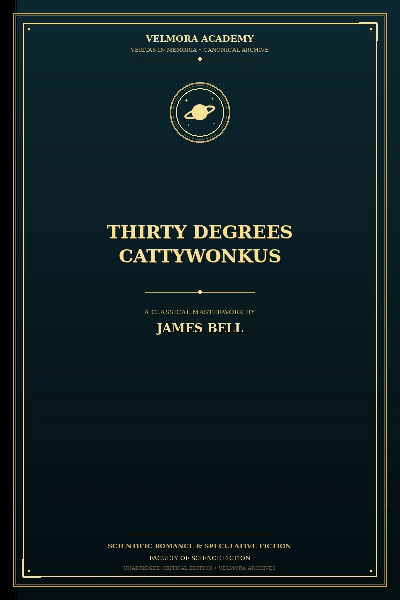 Cover of Thirty Degrees Cattywonkus