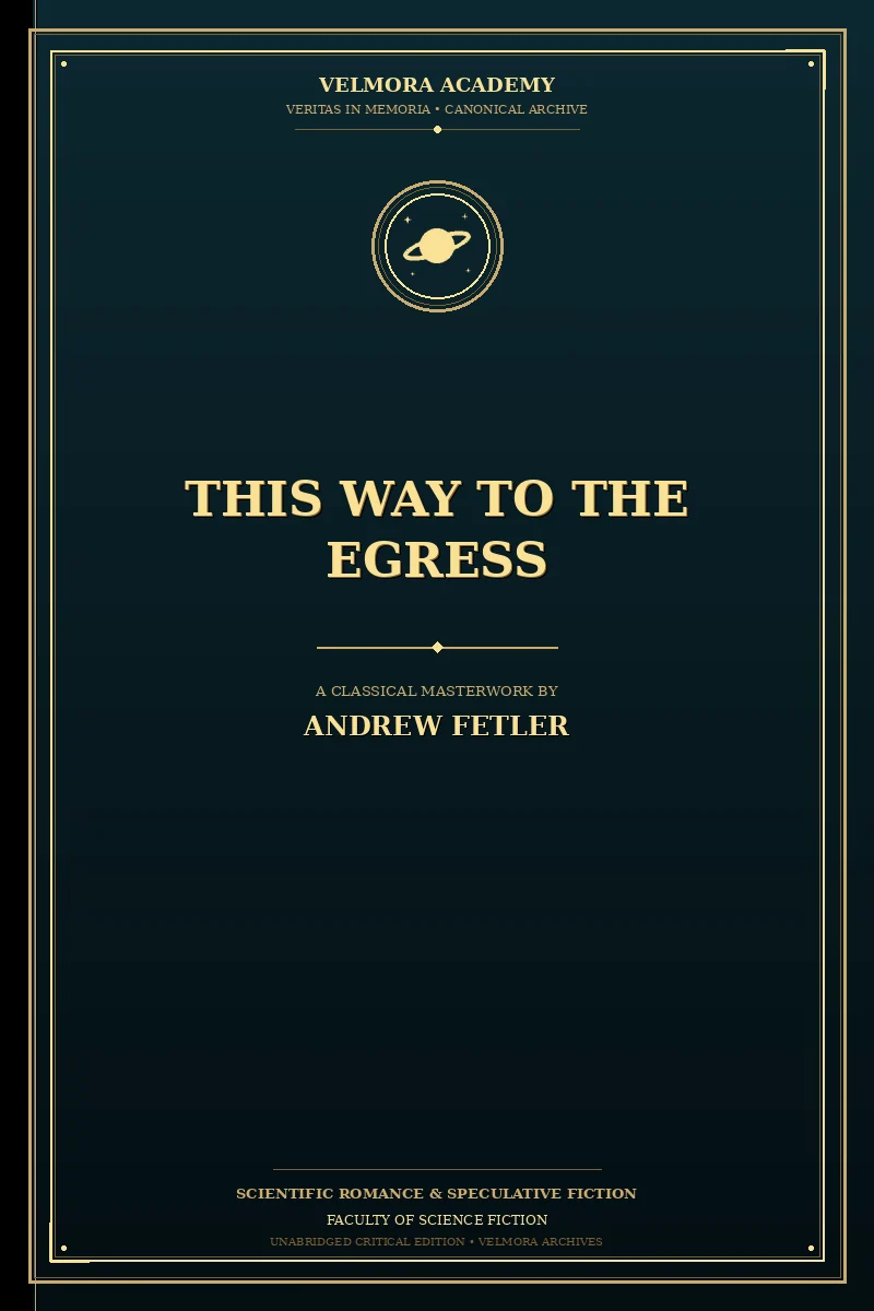 Cover of This Way to the Egress