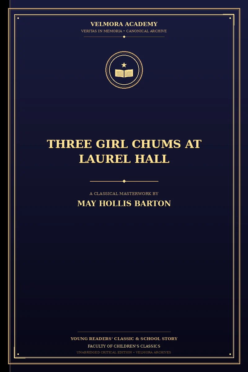 Three girl chums at Laurel Hall