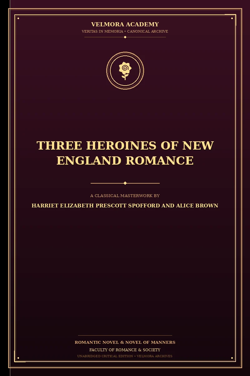 Cover of Three Heroines of New England Romance